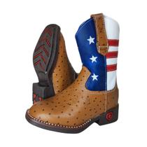 Bota Country Texana Infantil Couro Masculina Eua Avestruz Bota Country Texana Infantil Couro Masculina Eua Avestruz