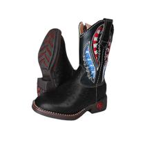 Bota Country Texana Infantil Couro Masculina Menino