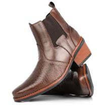 Bota Country Texana Masculina Botina Texana Rodeio Festa de Peão