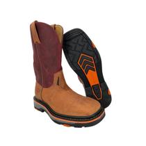 Bota Country Texana Masculina Goyazes Work Dallas Terra Ref:207402