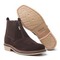 Bota Country Texana Montaria Rodeio Bico Quadrado Cano Curto