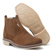 Bota Country Texana Montaria Rodeio Bico Quadrado Cano Curto