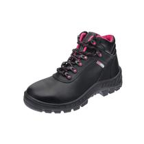 Bota Couro Bico Plástico Colors Preto Rosa 50B22BPPRSA MARLUVAS Bota Couro Bico Plástico Colors Preto Rosa 50B22BPPRSA MARLUVAS
