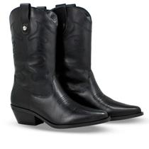 Bota Couro Bottero Western XXIII Feminina - Preto Bota Couro Bottero Western XXIII Feminina - Preto