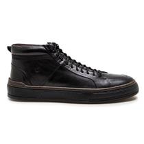 Bota Couro Democrata Masculina City Denim Cano Curto 240105