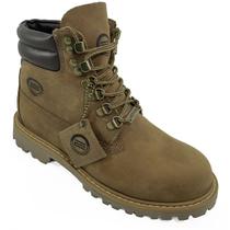 Bota Couro Estival Brooklyn Boot Burn Masculina - Marrom