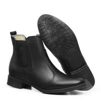 Bota couro legitimo montaria + bone bordado