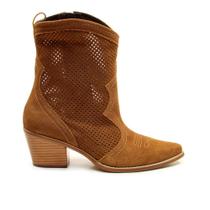Bota Couro Marrom Cano Curto Cecconello 2907002-2