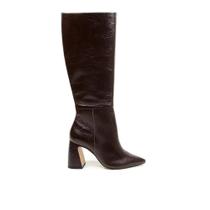 Bota Couro Marrom Cano Longo Cecconello 2626002-20 Bota Couro Marrom Cano Longo Cecconello 2626002-20