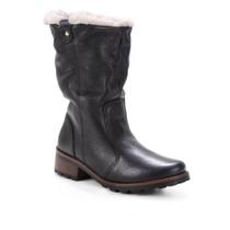 Bota Couro Pegada Cano Ajustável Pelo Feminino 281492-03