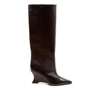 Bota Couro Preto Cano Longo Cecconello 2880006-4 Bota Couro Preto Cano Longo Cecconello 2880006-4