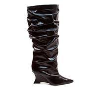 Bota Couro Preto Cano Longo Cecconello 2880007-1 Bota Couro Preto Cano Longo Cecconello 2880007-1