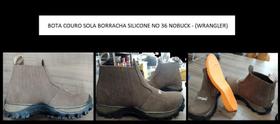 Bota couro sola borracha silicone nobuck n37 (wrangler)