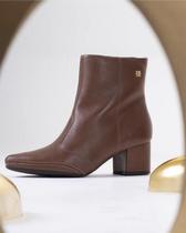 Bota Couro Stout Ramarim Total Comfort 2657101 - Bota Couro Stout Ramarim Total Comfort 2657101 -