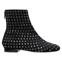 Bota cristal black couro nobuck preto carrano 143335