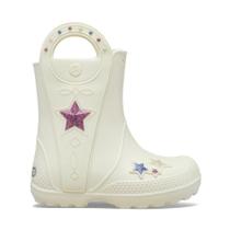 Bota Crocs Handle It Western Metallic Boot T Summit White Bota Crocs Handle It Western Metallic Boot T Summit White