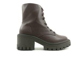 Bota Cuturno Bebecê Flat Fashion Cano Médio Zíper Feminino Adulto Ref T5914-441 Tam 35/39