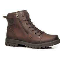 Bota Cuturno Pegada Casual Confort Masculino Adulto - Ref 181504-06