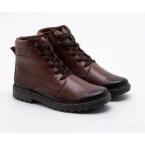 Bota Cuturno Pegada Em Couro Masculino Adulto 181057