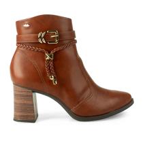 Bota Dakota Ankle Boot Bico Fino Salto Bloco DA781