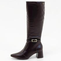 Bota Dakota Cano Alto Salto Bloco Feminina