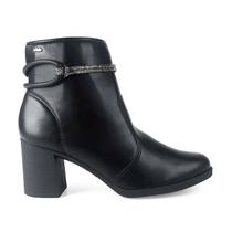Bota Dakota Cano Baixo - Feminina - Preto