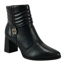 Bota Dakota Cano Baixo Salto Bloco D2161 Preta