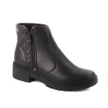Bota Dakota Cano Curto De Ziper Salto Bloco Super Leve e Confortável Feminina DA841 (65893)