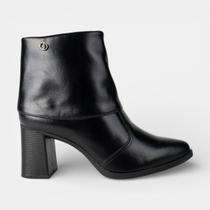 Bota Dakota Capa Cano Curto Salto Bloco Preta Bota Dakota Capa Cano Curto Salto Bloco Preta
