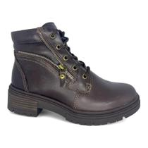 Bota Dakota Coturno Feminino Em Couro Bota Dakota Coturno Feminino Em Couro