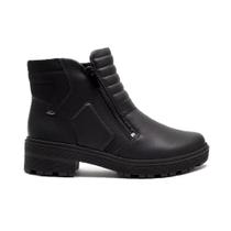 Bota Dakota Coturno Tratorado Cano Curto Ziper Lateral Super Confortável Feminina G9563 (65237)