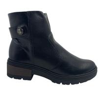 Bota Dakota Couro Preta D2411 Cano Curto Tratorada - Preto 36 Bota Dakota Couro Preta D2411 Cano Curto Tratorada - Preto 36