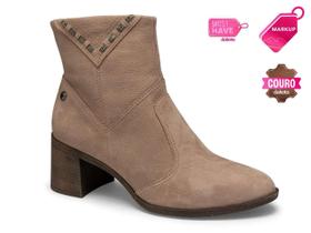 Bota Dakota Da082 Em Couro Deatlhes Em Strass