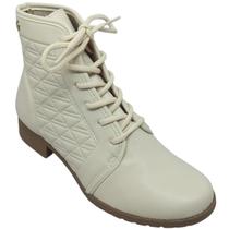 Bota Dakota Feminina Casual com Detalhe em Costura