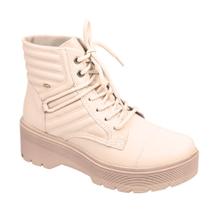 Bota Dakota Feminina Coturno Flatform Couro Macia G4645