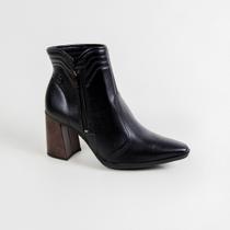 Bota Dakota Feminina Salto Alto D2395 Preto