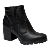 Bota Dakota G5674 Salto Grosso Tratorado Cano Baixo Ziper Feminino