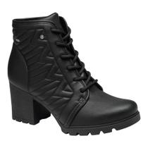 Bota Dakota G9602 Coturno Salto Alto Grosso Tratorado Cadarço Feminino - 09630