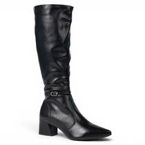 Bota Dakota Mississipi Cano Longo Bico Fino J1381 Preta
