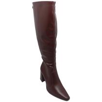 Bota Dakota Salto Bloco 7,5cm Feminina Casual com Zíper Lateral