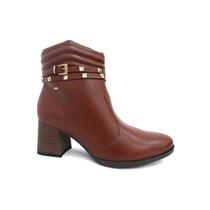 Bota Dakota Salto Bloco Feminino G5771 Conhaque