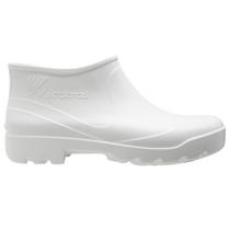 Bota de Borracha Botina Impermeável EVA Cano Curto Branco BECC19 - Vulcabras Bota de Borracha Botina Impermeável EVA Cano Curto Branco BECC19 - Vulcabras