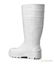 Bota De Borracha Cano Longo Branca Vulcabras 44/45