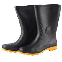 Bota de Borracha Galocha Chuva Pvc Cano Médio Nº43 Grendene - Preta Bota de Borracha Galocha Chuva Pvc Cano Médio Nº43 Grendene - Preta