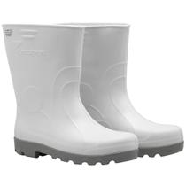 Bota de Borracha Impermeável EVA Cano Curto Branco BEPCC02 - Vulcabras Bota de Borracha Impermeável EVA Cano Curto Branco BEPCC02 - Vulcabras