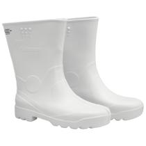 Bota de Borracha Impermeável PVC Cano Longo Branco BECC08 - Vulcabras