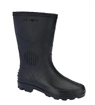 Bota de borracha pega forte cano médio preto - n. 36