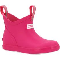 Bota de cano alto Xtratuf Kids Rain 100% impermeável rosa neon