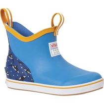 Bota de cano alto Xtratuf Kids Salmon Sisters azul tamanho 4 (M) Bota de cano alto Xtratuf Kids Salmon Sisters azul tamanho 4 (M)