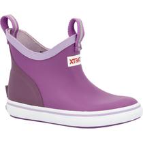 Bota de cano alto Xtratuf Little Kids roxa tamanho 7 (M)